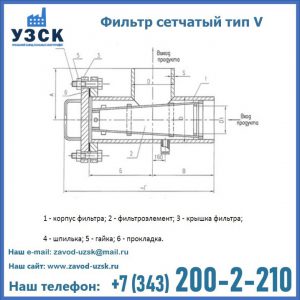 Фильтр сетчатый ФС по Т-ММ-11-2003 в Владивостоке
