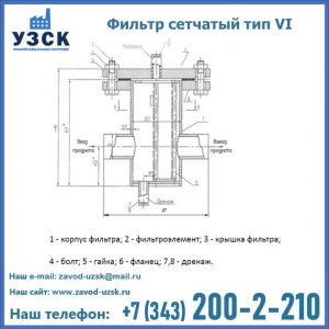 Фильтр сетчатый ФС по Т-ММ-11-2003 в Владивостоке