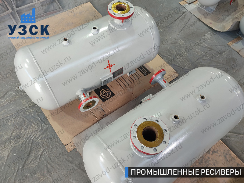 фотография промышленных ресиверовдля газа Владивосток